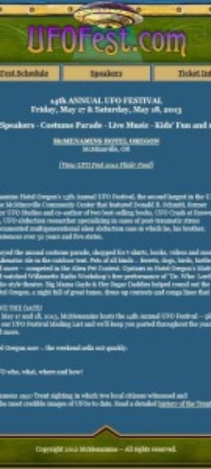 McMinnville UFO festival