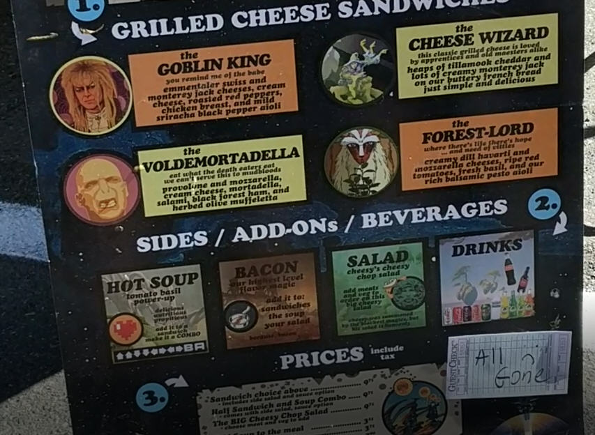 Cheese Wizards Grilled Cheese