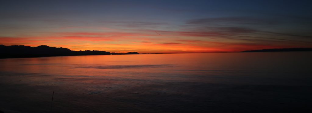 Sunset from the Dungeness Recreation Area