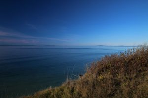 View of the Strait of Juan de Fuca from Dungeness Recreation Area