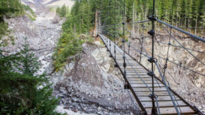 Tahoma Creek suspension bridge