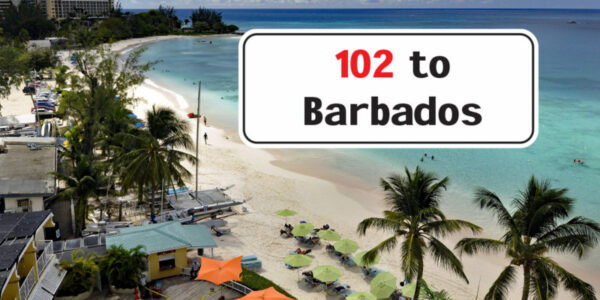 102 to Barbados