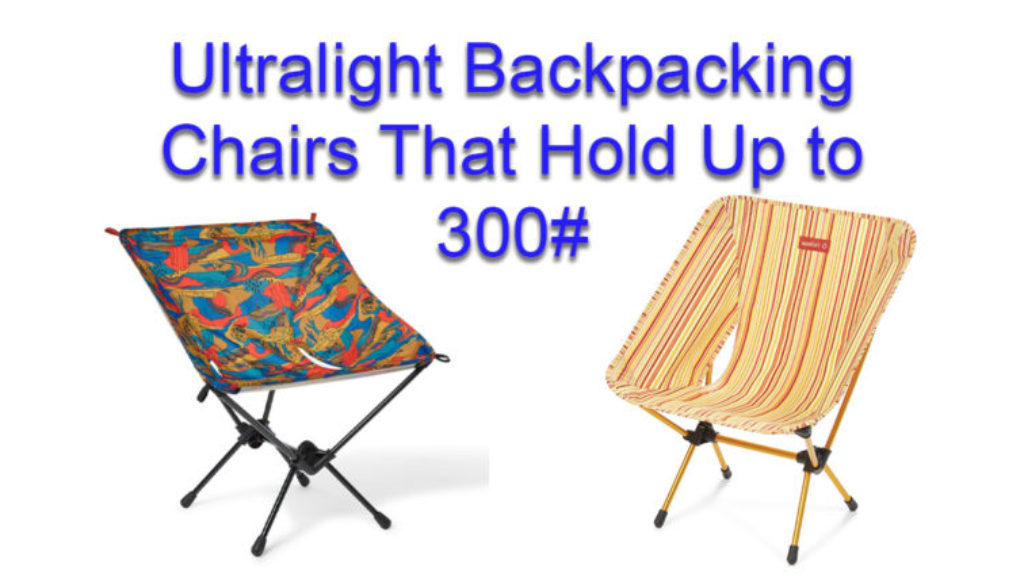 backpacking chairs for big people