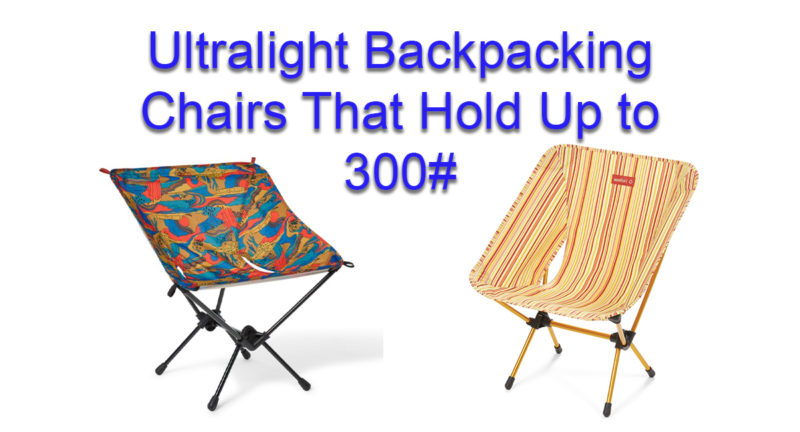 backpacking chairs for big people