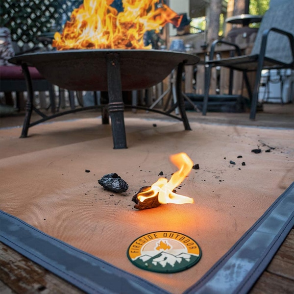 fire mat for under your fire pit or fire pan