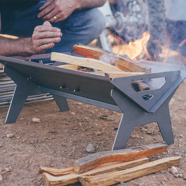 Fold-a-Flame flat pack fire pit