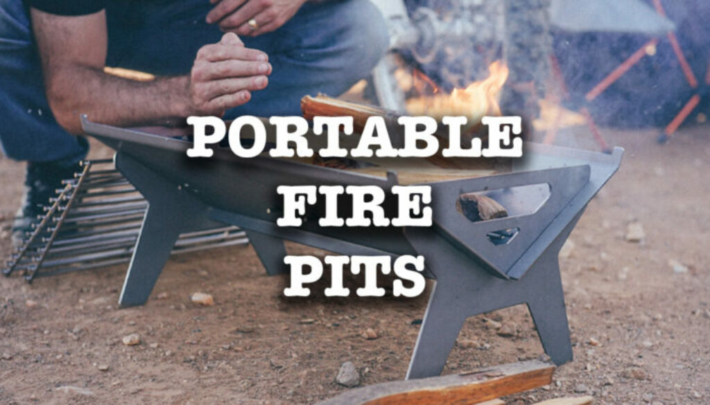 van life portable fire pits