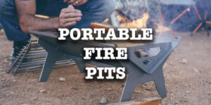 van life portable fire pits