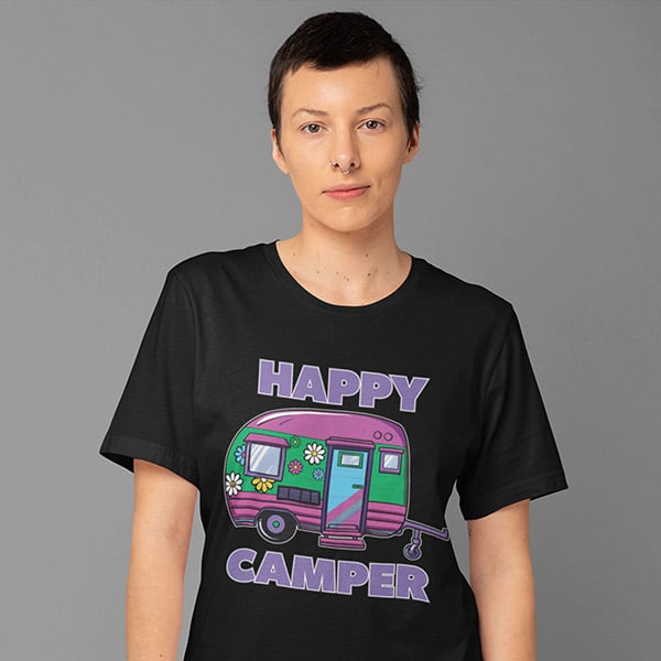 Happy Camper RV Camping T-shirt