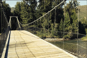 Tawlks-Foster suspension bridge