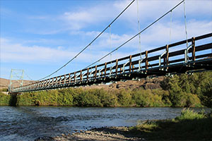 Umatanum Creek Canyon suspension bridge