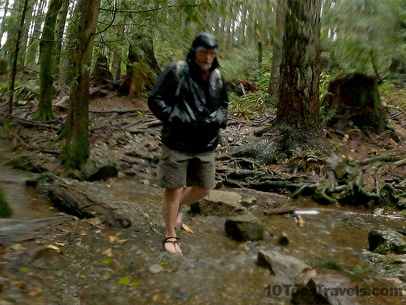 Creek crossing on the Oyster Dome hike