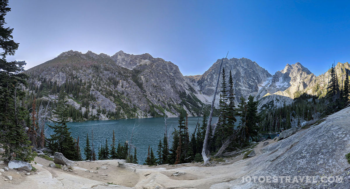 View of Colchuck Lake in Washington's Alps