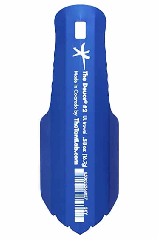 tent lab deuce poop trowel for day hikes