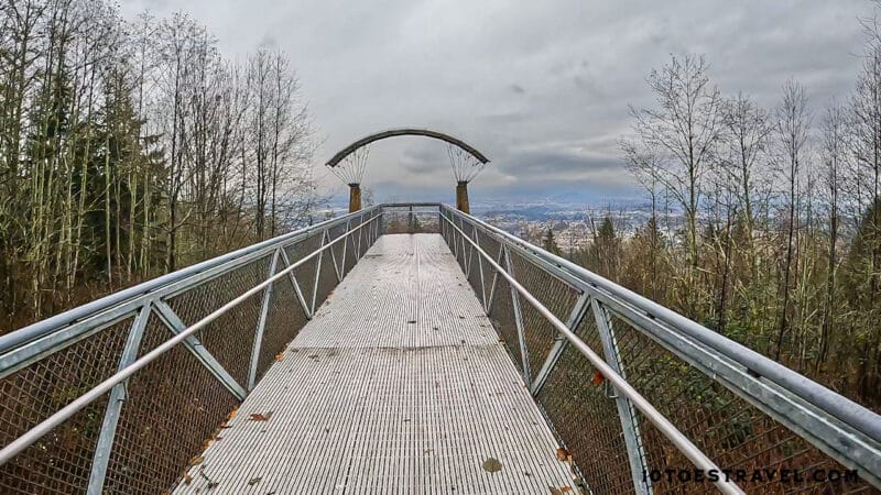 Pickering Point Viewpoint at Little Mountain Park in Mount Vernon, WA