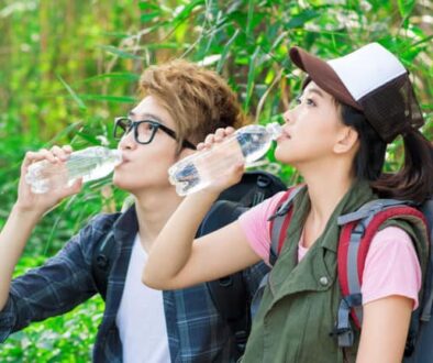 Keeping water cold on hot hikes