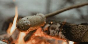 tips on roasting hot dogs over a campfire