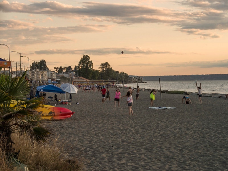 Alki Beach in Washington State