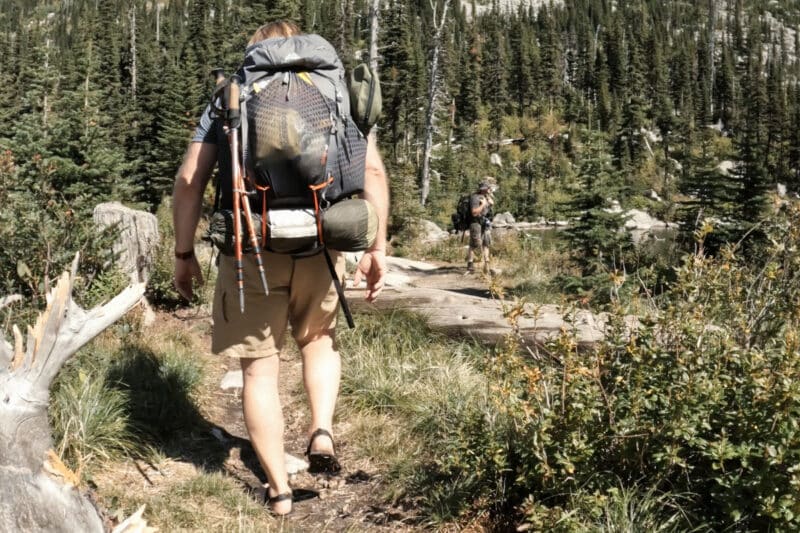 Backpack camping in Northern Idaho