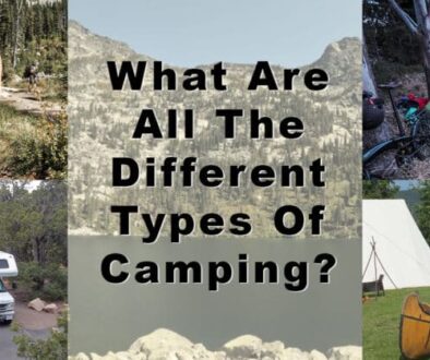 what are all the types of camping