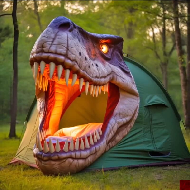 T-rex kids dinosaur tent