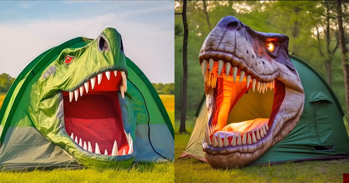 dinosaur kids tents