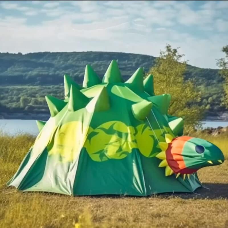 stegosaurus dinosaur kids tent 