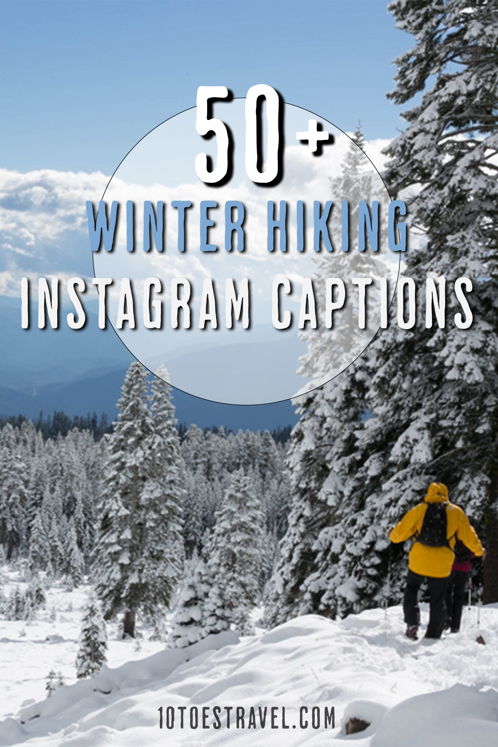 winter hiking instagram captions