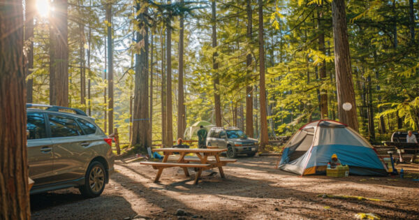 car camping on a budget