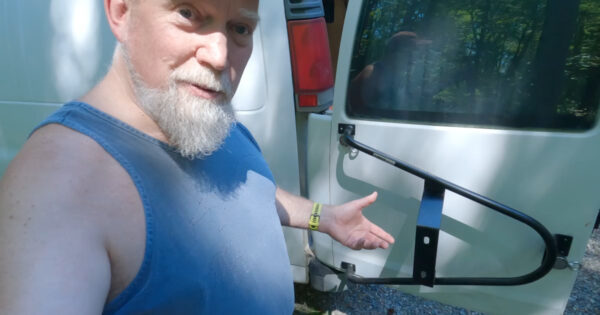 Installing a Surco 200 tire carrier