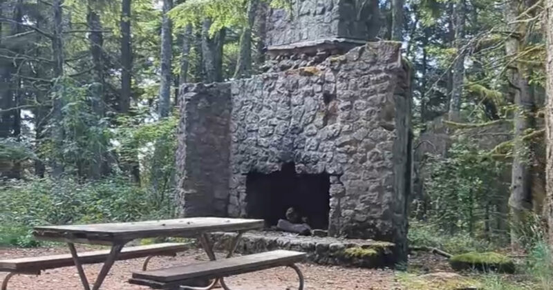Bullitt Fireplace on Squak Mountain in Issaquah