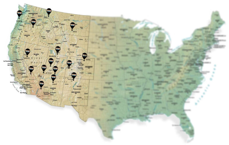 Overland Oasis proposed locations