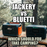 Jackery vs Bluetti - comparison of which to buy for going camping.