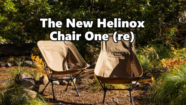 new product announcement - Helinox Chair One (re)