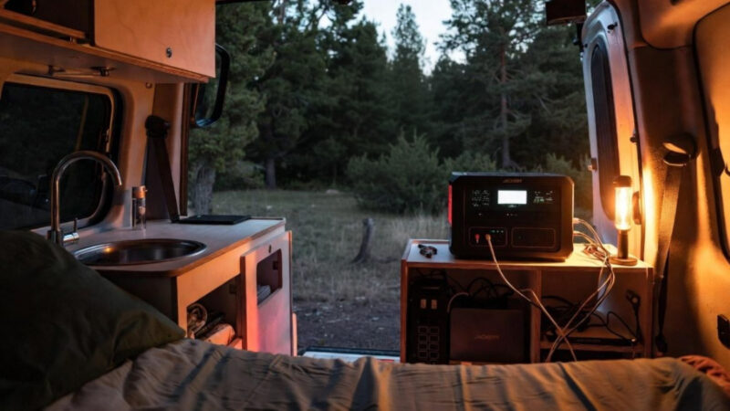 A good power supply is key when using a Starlink for your internet when working remote.